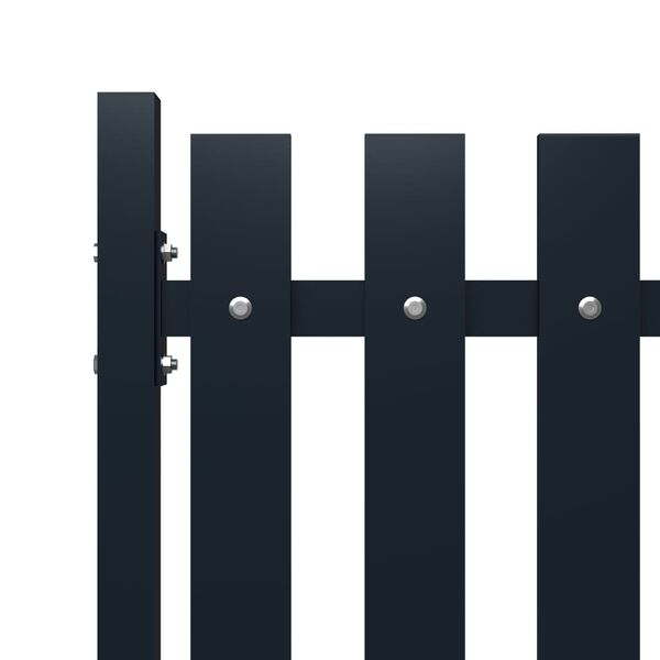 146471 vidaXL Fence Panel Anthracite 174,5x100 cm Powder-coated Steel
