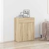800714 vidaXL Sideboard Sonoma Oak 60x30x75 cm Chipboard