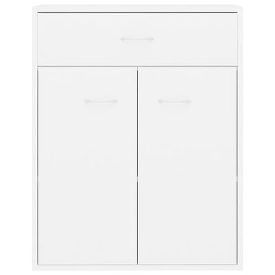 800711 vidaXL Sideboard White 60x30x75 cm Chipboard