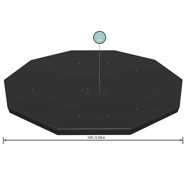 Bestway Накриття для басейну "Flowclear" 305 см
