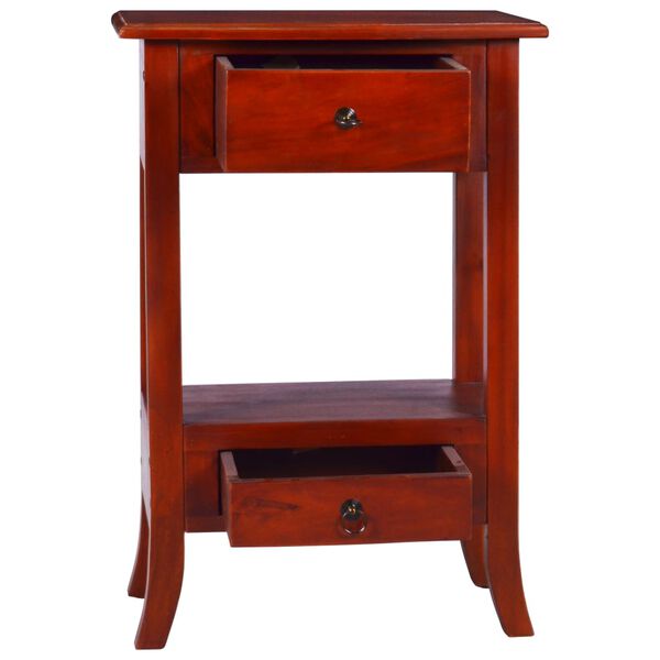 vidaXL Консольний Стіл Коричневий 50x30x75 см Масив Червоного Дерева