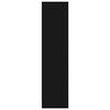 800235 vidaXL Wardrobe Black 50x50x200 cm Chipboard