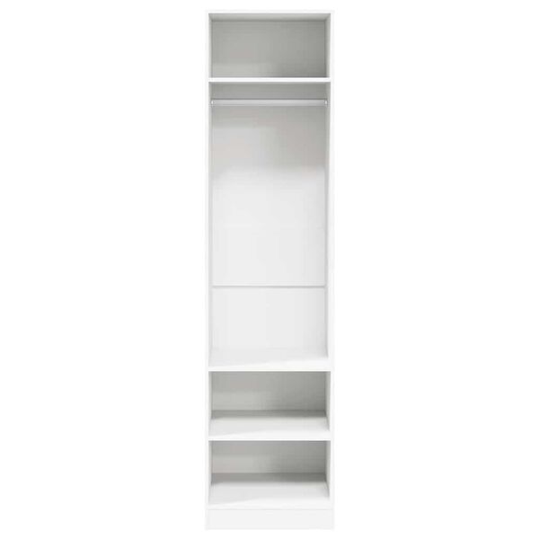 800234 vidaXL Wardrobe White 50x50x200 cm Chipboard