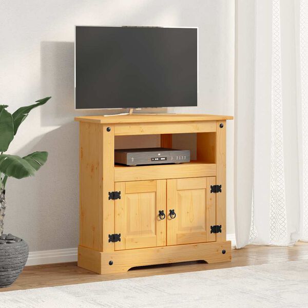 243739 vidaXL Console Table Mexican Pine Corona Range 80x43x78 cm