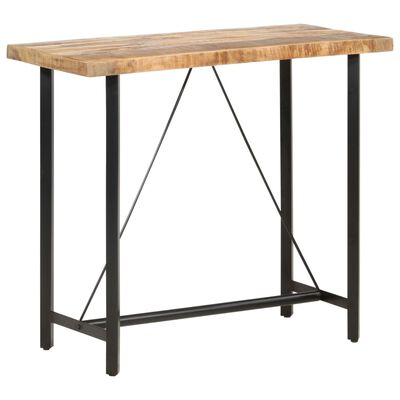 vidaXL Барний стіл 120x58x107 см Необроблена мангова деревина