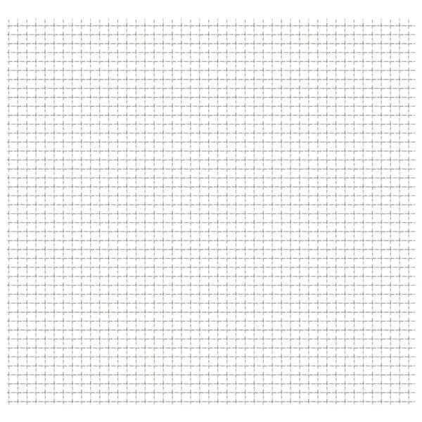 vidaXL Садова Дротяна Огорожа 100x85 см 21x21x2,5 мм Нержавіюча Сталь