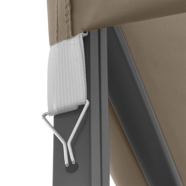 vidaXL Альтанка Сіро-Коричневий 4x3 м