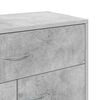 800715 vidaXL Sideboard Concrete Grey 60x30x75 cm Chipboard