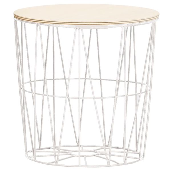 vidaXL Журнальні столики 4 шт Білий