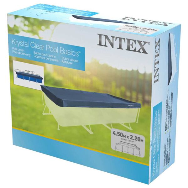 Intex Прямокутне накриття для басейну 450х220 см 28039