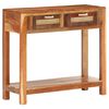 vidaXL Консольний стіл 86x30x76 см Масив відновленої деревини