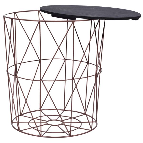 vidaXL Журнальні столики 3 шт Мідний