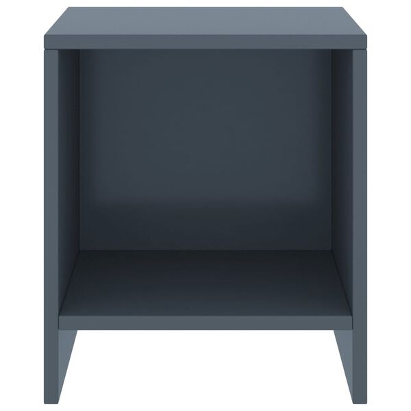 vidaXL Приліжкові Тумби 2 шт Світло-Сірий 35х30х40 см Масив Сосни