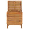 vidaXL Кошик для Білизни 40x30x45 см Масив Тикового Дерева