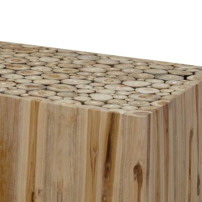vidaXL Журнальний столик 90x50x30 см Натуральне тикове дерево