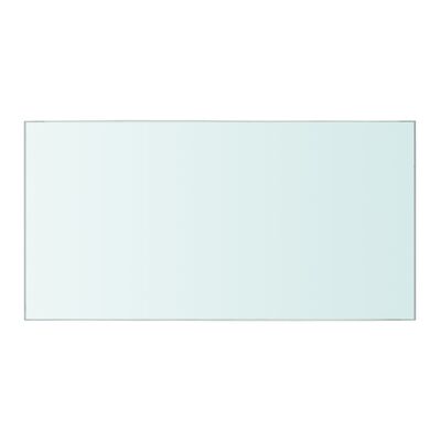 vidaXL Скляна панель для полиці Прозорий 40х20 см