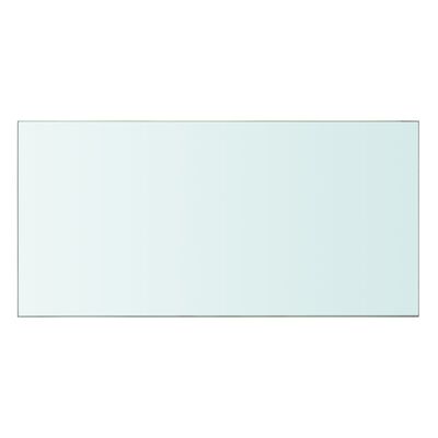 vidaXL Скляна панель для полиці Прозорий 60х30 см