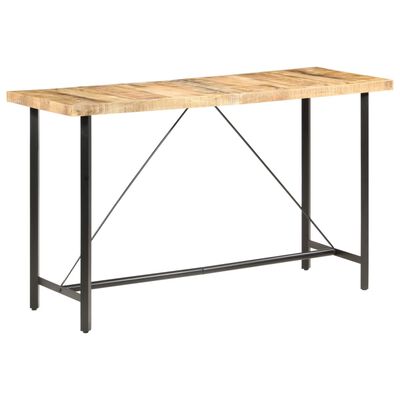 vidaXL Барний стіл 180x70x107 см Необроблена мангова деревина