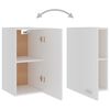801244 vidaXL Hanging Cabinet White 29,5x31x60 cm Chipboard