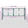 vidaXL Садові Ворота Решітчасті 289x75 см / 306x125 см