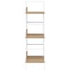 288221 vidaXL 3-Layer Book Shelf Oak 60x27,6x90,5 cm Chipboard