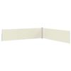 vidaXL Бічний Висувний Тент для Дворика Кремовий 170x1200 см