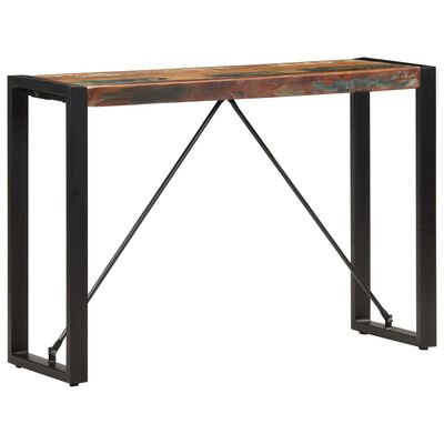 vidaXL Консольний стіл 110x35x76 см Масив відновленої деревини