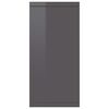 800692 vidaXL Sideboard High Gloss Grey 88x30x65 cm Chipboard