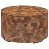 vidaXL Журнальний столик 60x60x35 см Масив тикового дерева