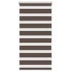 vidaXL Смугаста Рулонна Штора Кавовий 80х150 см