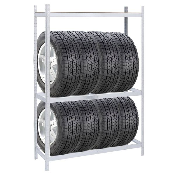vidaXL Стелаж для шин 795 кг Сталь