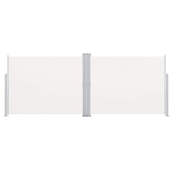 vidaXL Бічний Тент Висувний Кремовий 140x1000 см