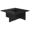 802910 vidaXL Coffee Table High Gloss Black 79,5x79,5x30 cm Chipboard