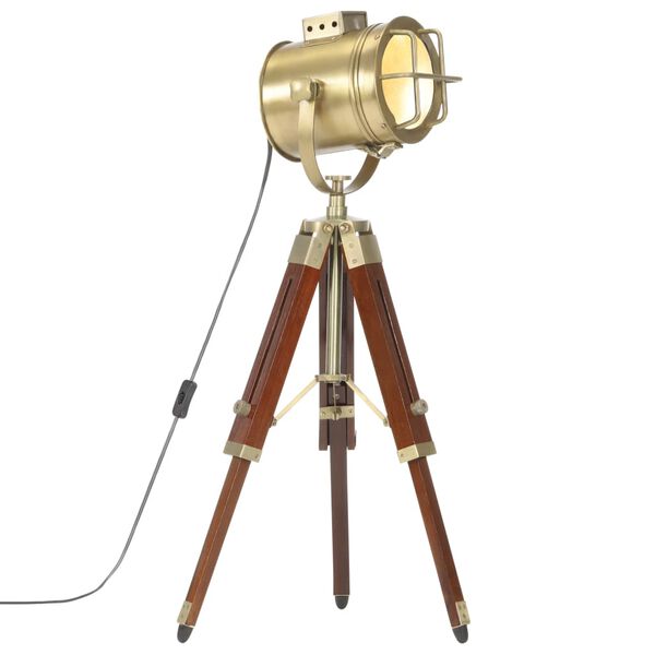 vidaXL Торшер на Тринозі 69 см Масив Дерева Манго