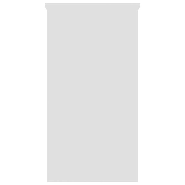 vidaXL Письмовий стіл Білий 80x40x75 см ДСП