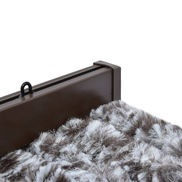 vidaXL Завіса від Комах Коричневий і Бежевий 56x185 см Синель