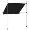 vidaXL Висувний Тент Ручний Антрацит 250 см