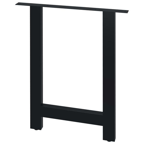 vidaXL Ніжки для обіднього столу 2 шт з H-подібним каркасом 60х72 см