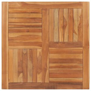 vidaXL Стільниця Масив Тикового Дерева Квадратна 90x90x2,5 см
