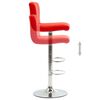vidaXL Барні Стільці 2 шт Червоний Штучна Шкіра