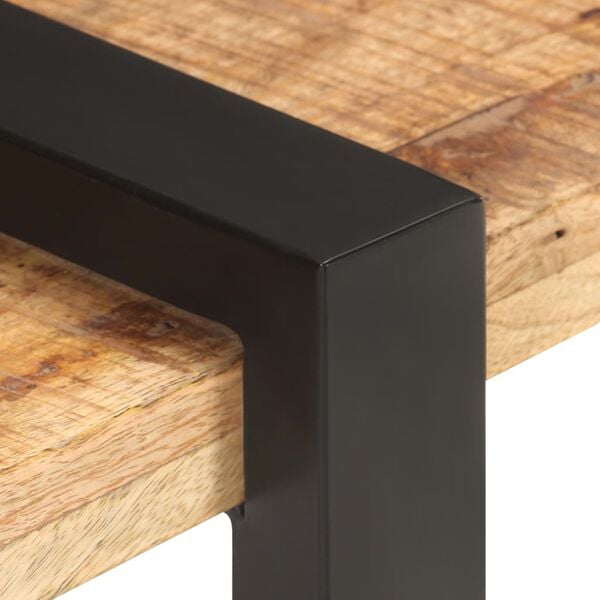 vidaXL Тумба під телевізор 160x40x40см Необроблений масив манго