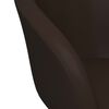 vidaXL Обідні стільці 2 шт Коричневий Штучна шкіра
