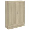 vidaXL Книжкова шафа Дуб сонома 82,5x30,5x115 см ДСП