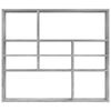 802943 vidaXL Wall Shelf Concrete Grey 90x16x78 cm Chipboard
