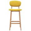 vidaXL Барні Стільці 2 шт Гірчично-Жовтий Тканина