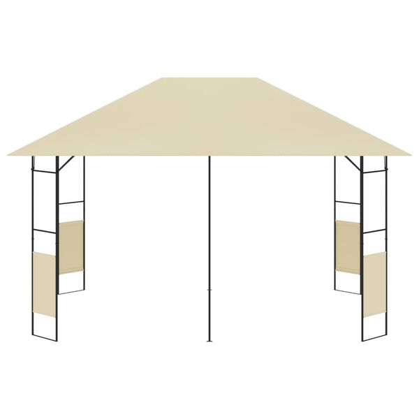 vidaXL Садова Альтанка Кремовий 4х3 м 160 г/м&sup2;