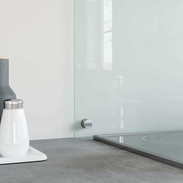 vidaXL Кухонний Фартух Прозорий 70x40 см Загартоване Скло