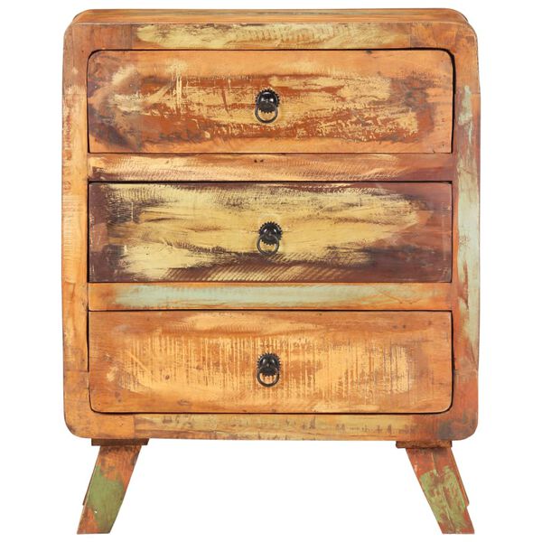 vidaXL Сервант 60x35x75 см Масив Відновленої Деревини