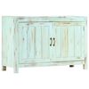 vidaXL Сервант Блакитний 110x35x70 см Масив дерева манго
