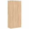 800633 vidaXL Wardrobe Sonoma Oak 90x52x200 cm Chipboard